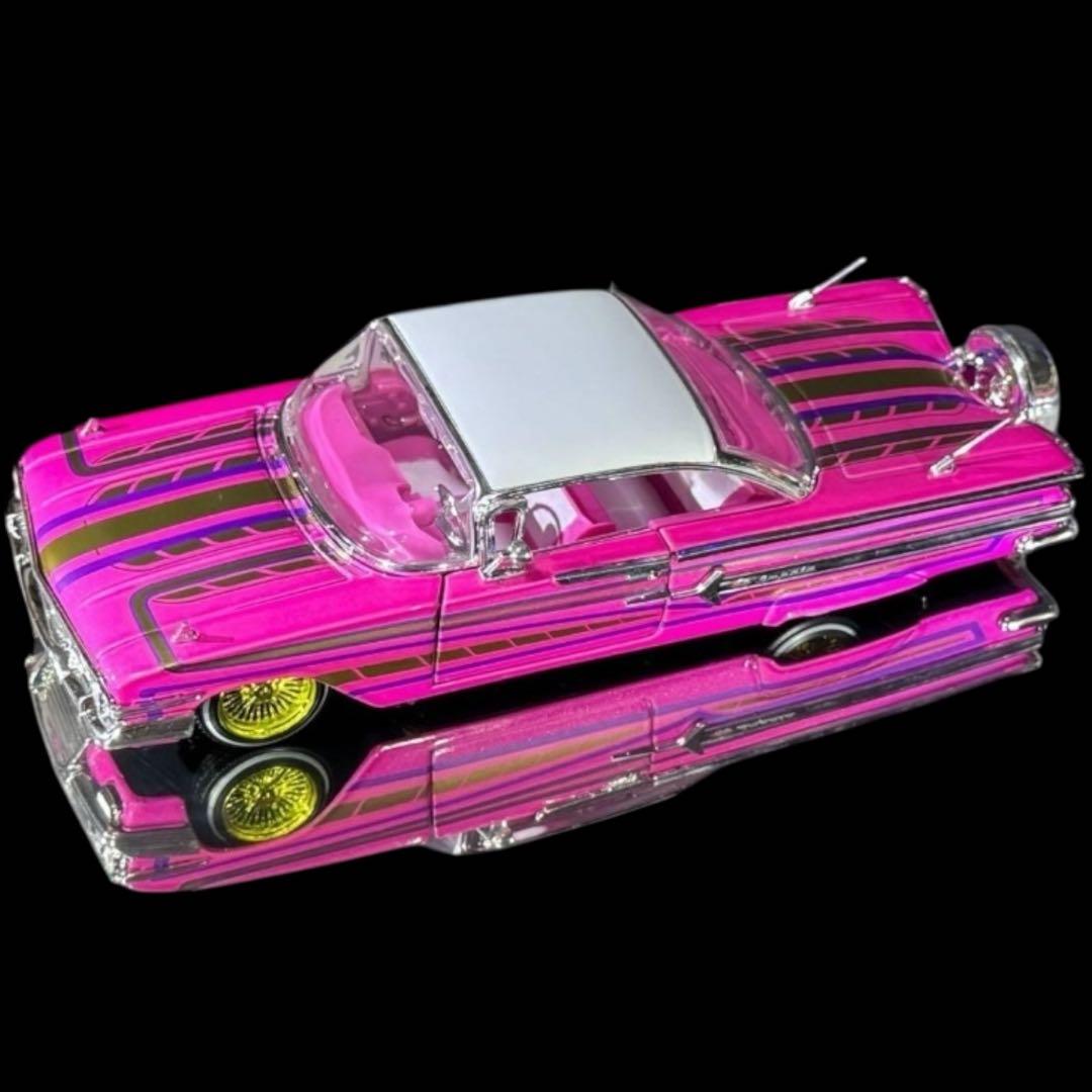 Jada Toys《 '60 シボレー インパラ ローライダー 桃 》 #開封品