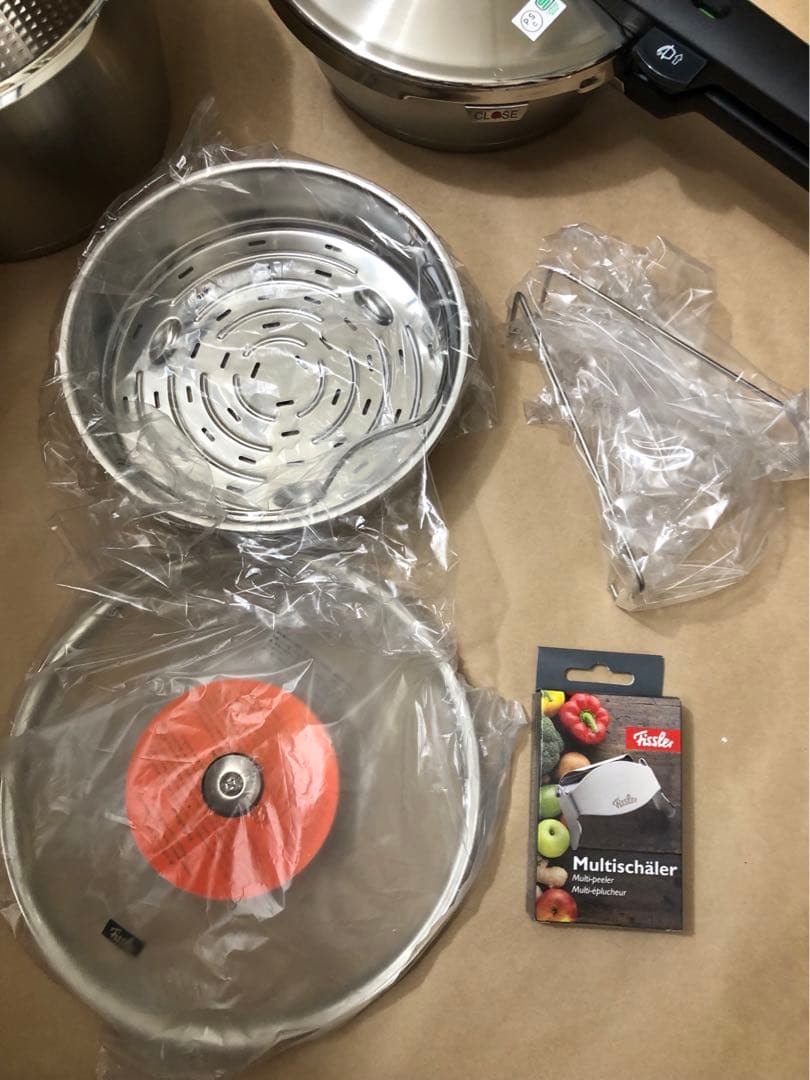 Fissler フィスラー　コンフォートプラス　圧力鍋　2.5L+4.5L