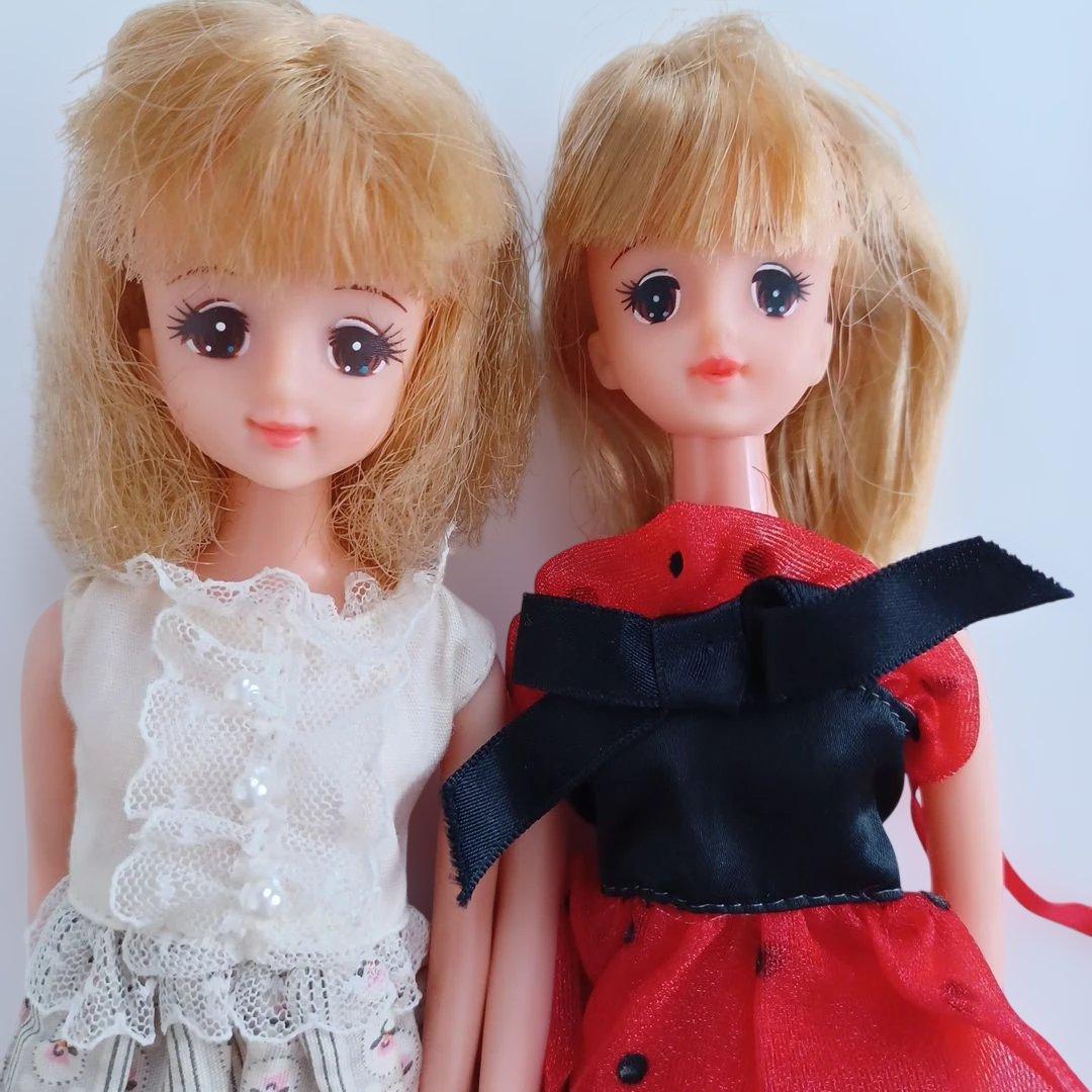 80年代～ タカラ リカちゃん ジェニー 人形 レトロ 当時物 2体セット