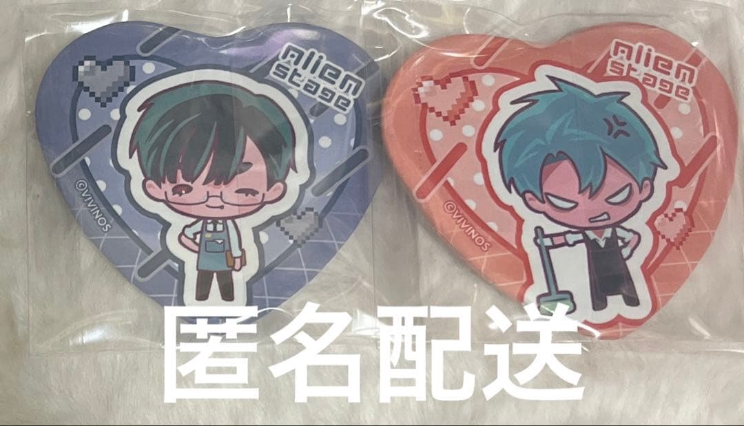 エイリアンステージ アニメイトカフェ イヴァン ティル 缶バッジ