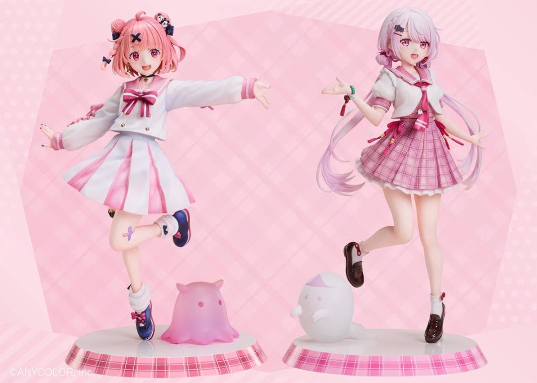 未開封　にじさんじ 笹木咲 椎名唯華　フィギュア　デザインココ　VTuber にじさんじ』の大人気VTuber笹木咲と椎名唯華がスケールフィギュア化