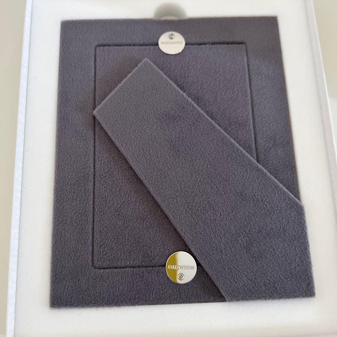 ♡MIKIMOTOミキモト♪2023イヤーフォトフレーム(錫仕上げ)クロス付き