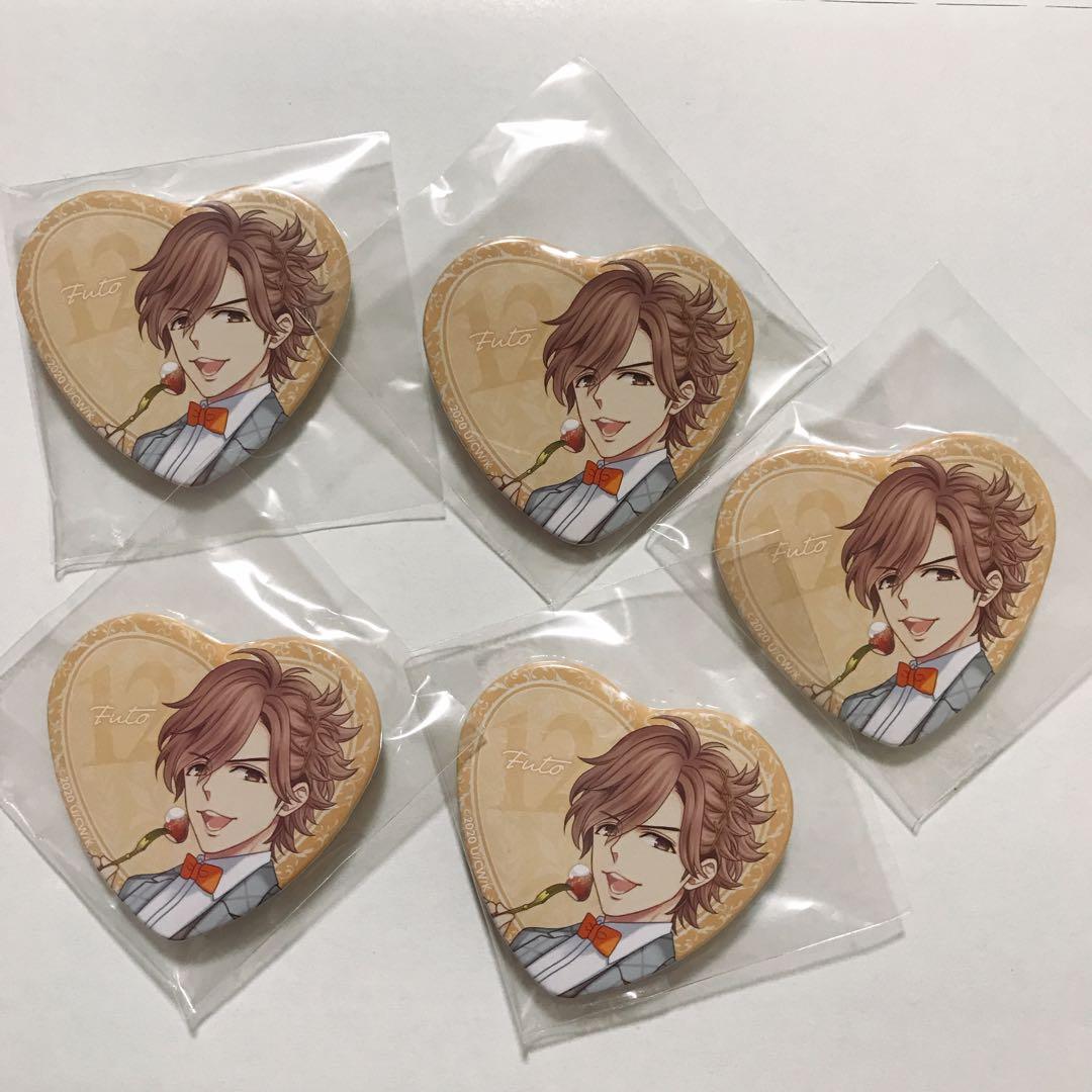 ブラザーズコンフリクト ブラコン ココラボ ハート 缶バッジ 朝日奈風