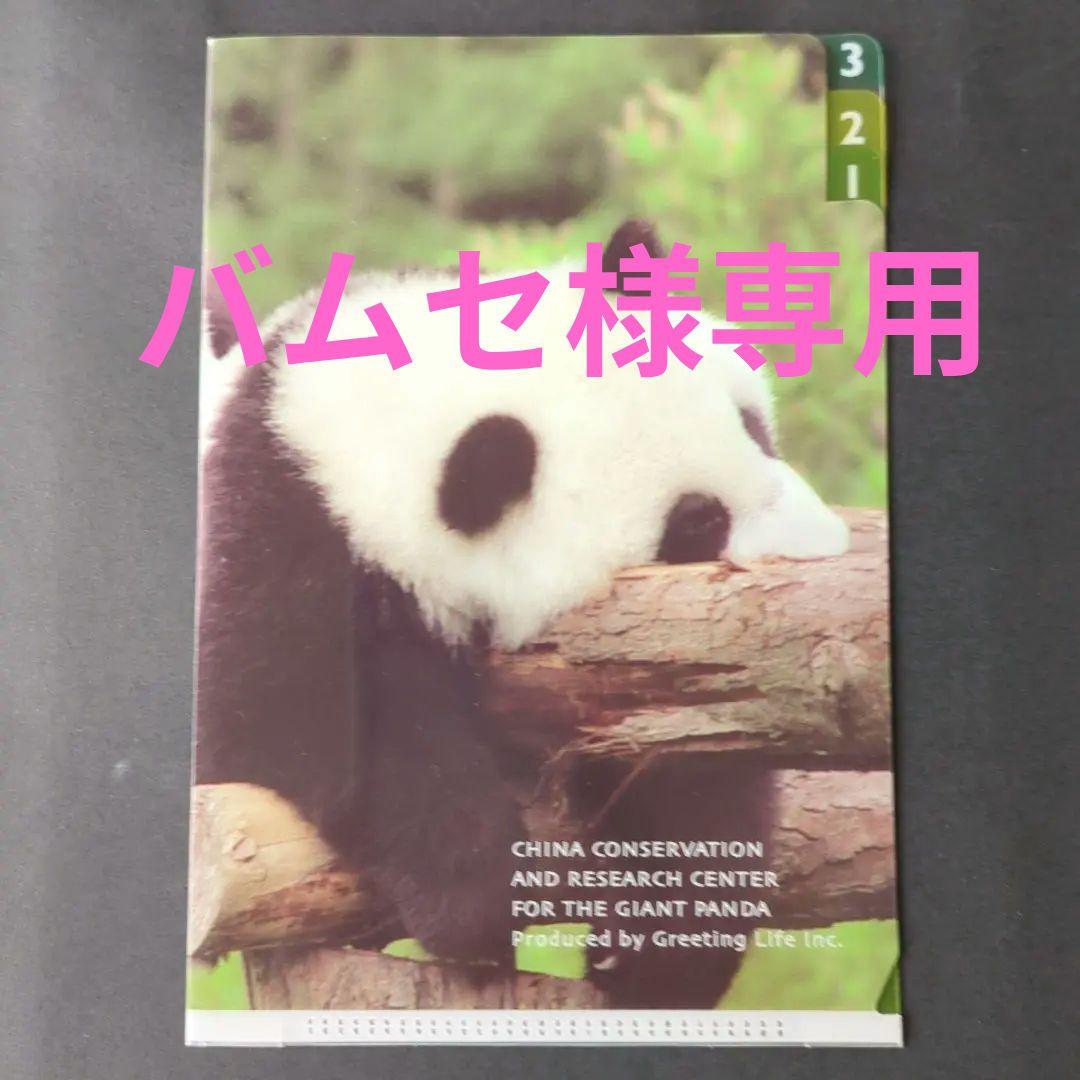 パンダ　ミニクリアファイル　他 パンダコパンダ A5ポケットクリアファイル ころころ 文具 書類ケース