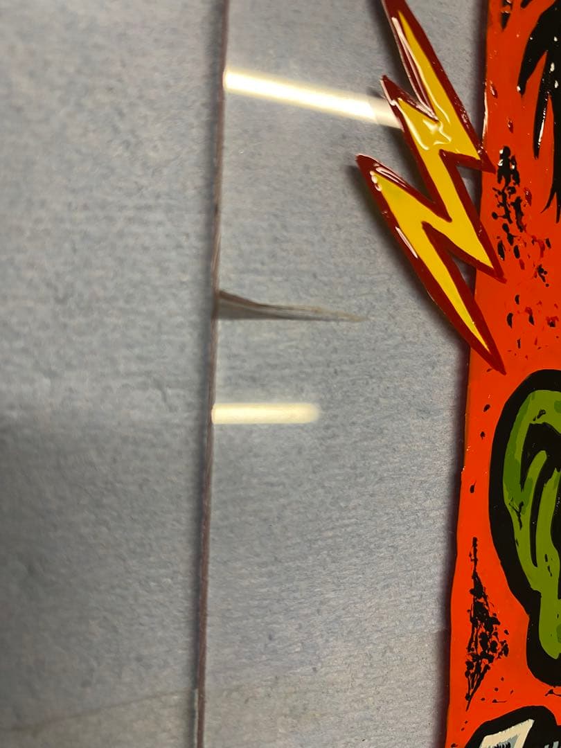 フランケンシュタイン 手描き 1ショットペイント ピンストライプ