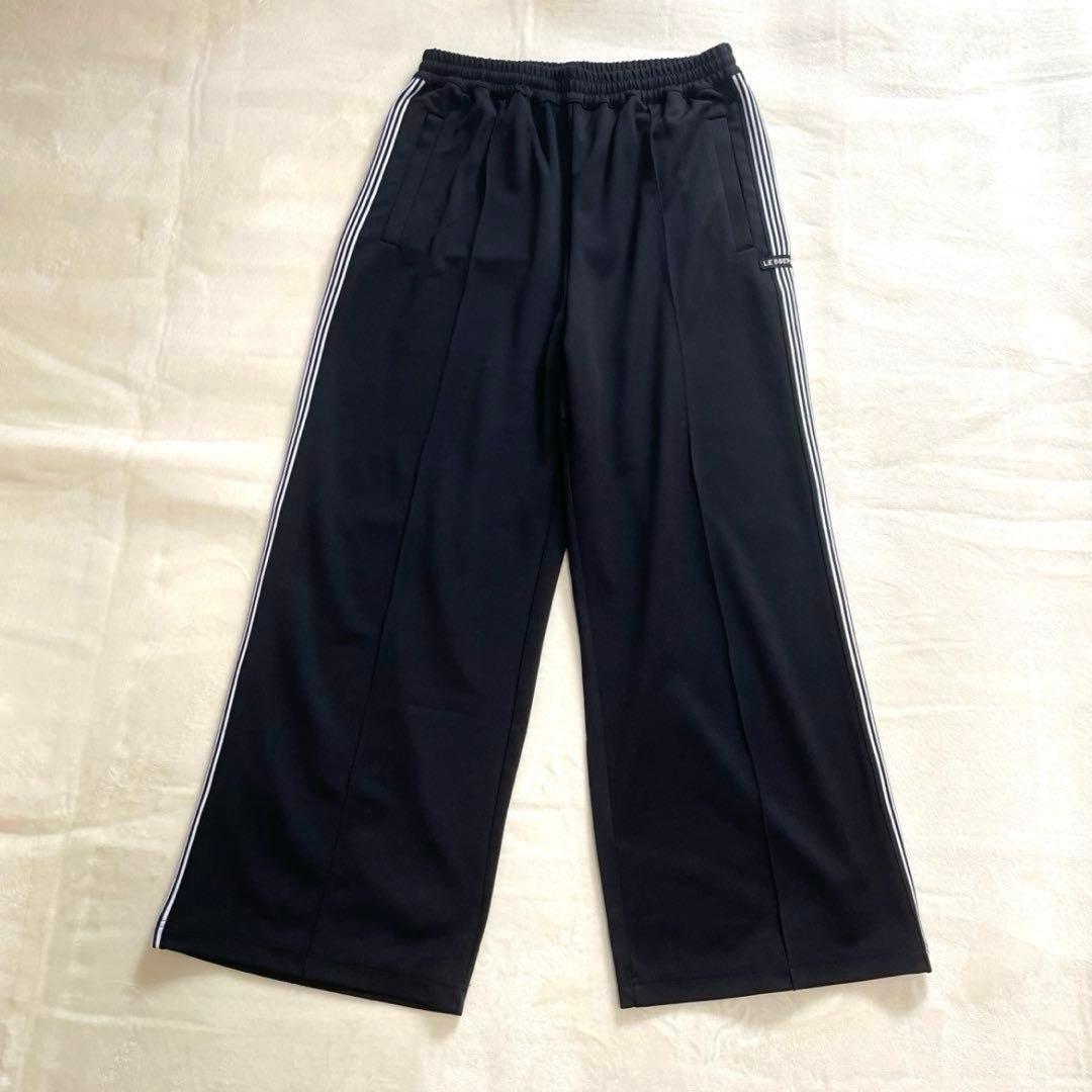 LE SSERAFIM ルセラフィム トラックパンツLサイズ 黒 ユニセックス