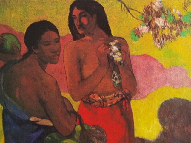 ゴーギャン、【母性】、希少な画集画、新品高級額 額装付、状態良好