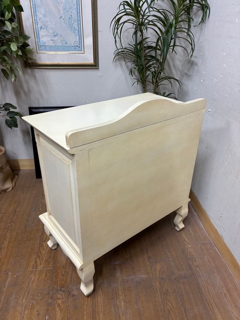 管439☆フレンチスタイル☆アンティーク調☆姫系☆3段チェスト - メルカリ