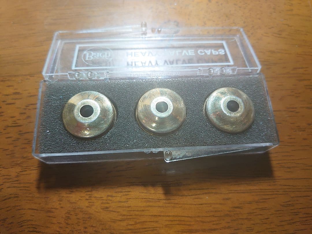 Bach トランペット用 ヘビーボトム キャップ 金メッキ（GP） Bach バック / トランペット用 純正 ボトムキャップ GP 1セット : 渋谷