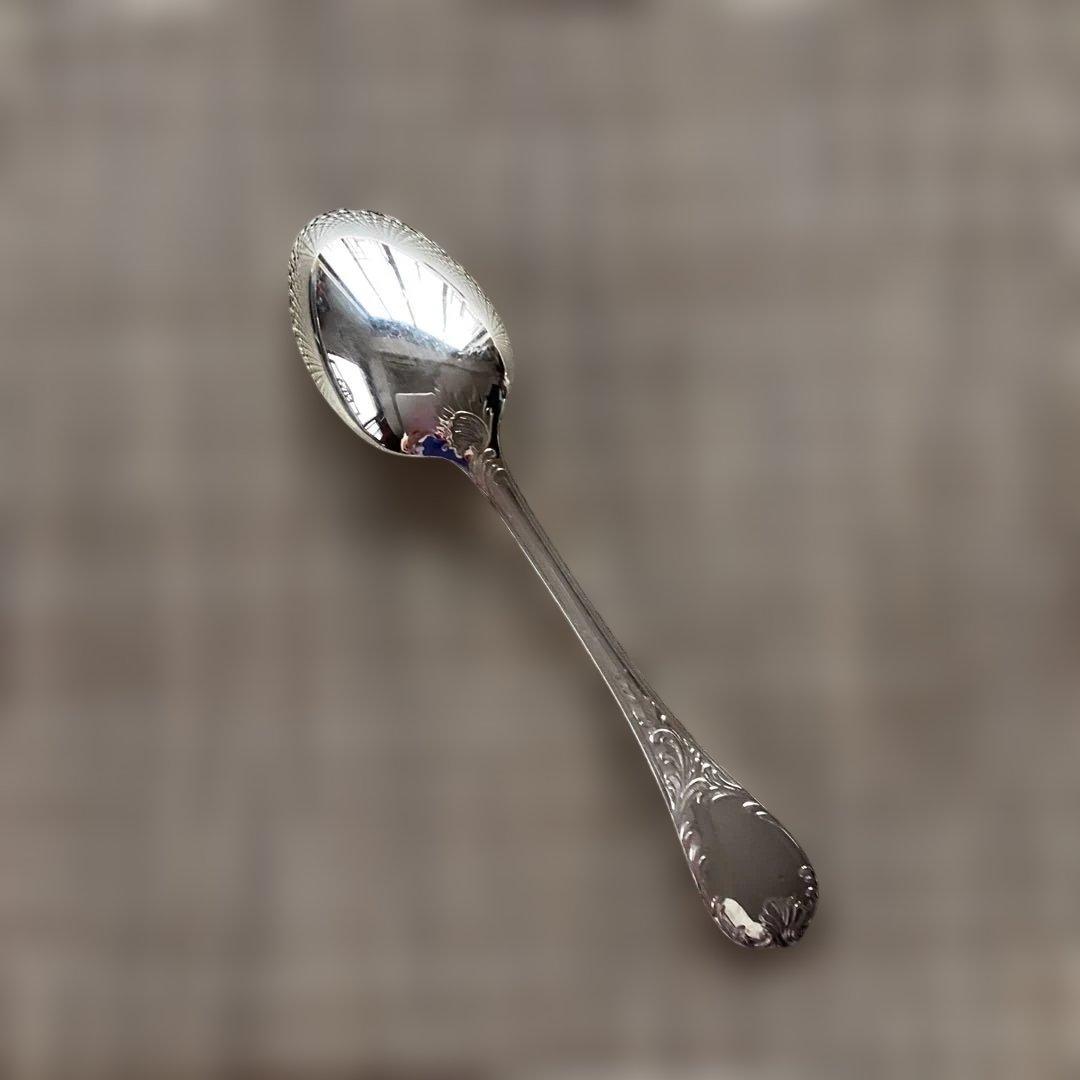 《CHRISTOFLE MARLY》シルバーコーティングティースプーン6本