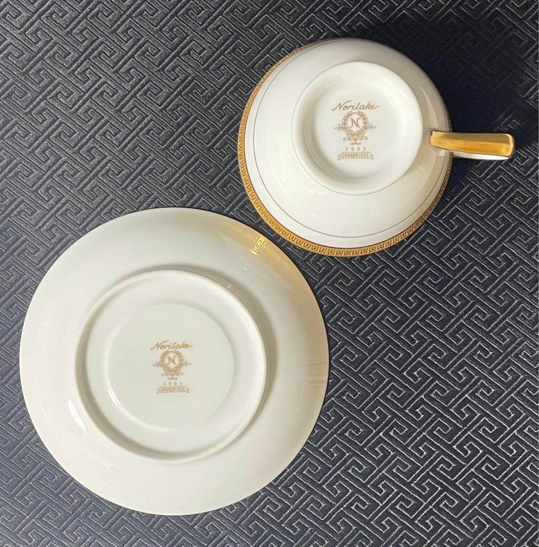 ノリタケ ゴールドプカップ&ソーサー GRANDRIDGE 3003 金彩 - メルカリ
