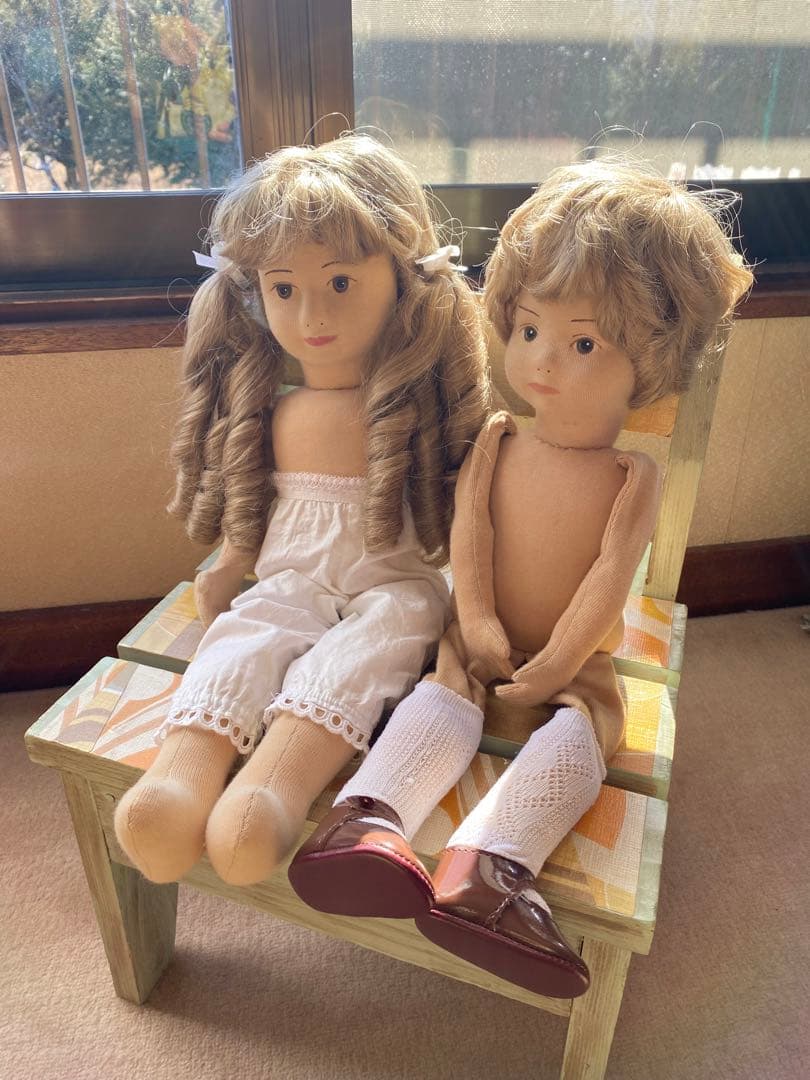 スイスの抱き人形Schweizer Stoffpuppen  制作キット スイスのぬいぐるみ人形 Schweizer Stoffpuppen | folklora