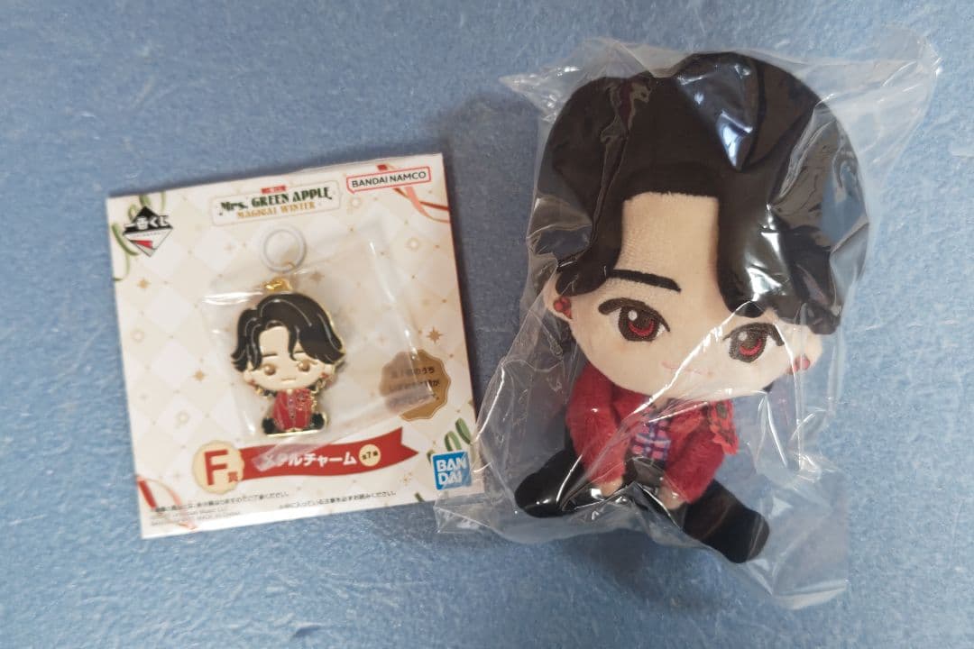 Mrs.GREEN APPLE 一番くじ ぬいぐるみ チャーム セット 大森元貴 Mrs. GREEN APPLE ぬいぐるみ A賞 1番くじ 大森元貴 ミセス - メルカリ