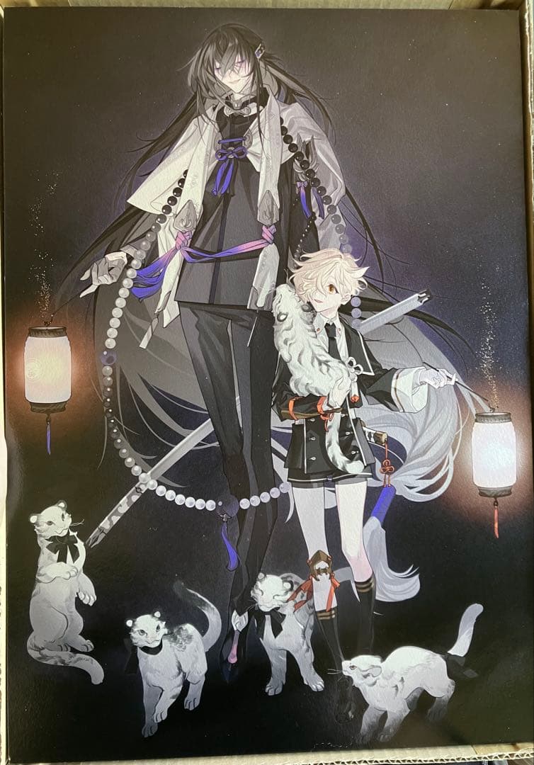 刀剣乱舞　灯結び　数珠丸恒次　五虎退　複製原画　A3サイズ 数珠丸恒次 | STORES