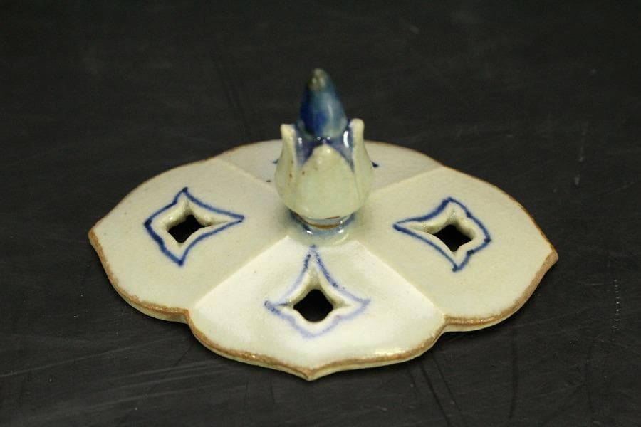 古清水 粟田焼 仁清写 鳳凰 香炉 25cmx11cm(LC639) - メルカリ