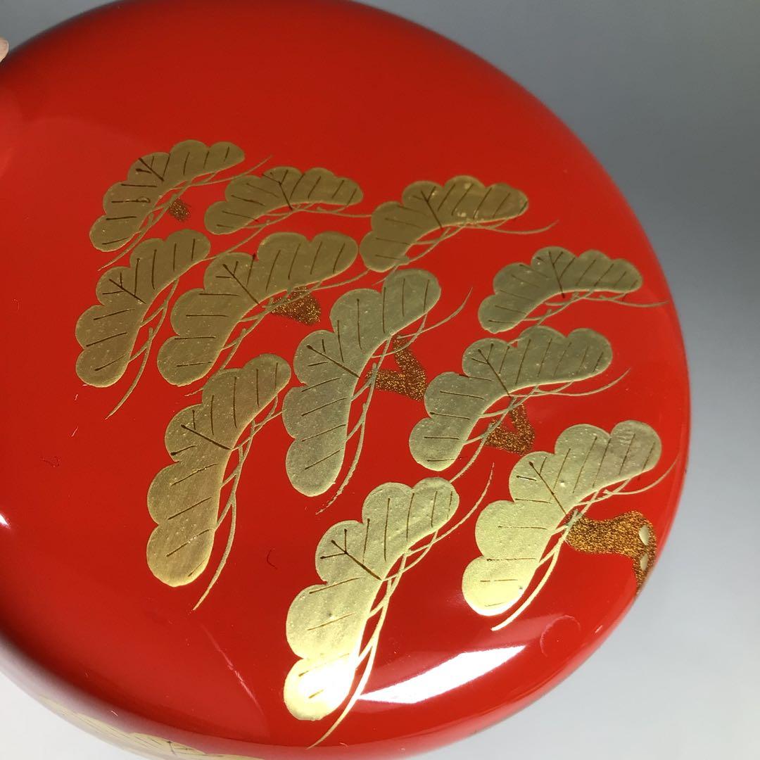 N482 四季棗 『荒井樹芳作』『雪吹 中棗 金輪寺 平棗』 共箱