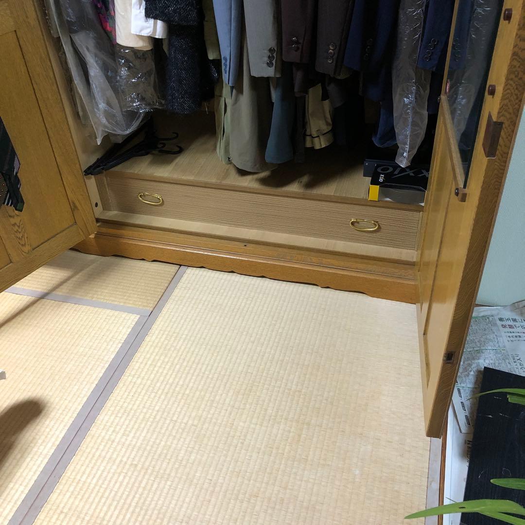 超美品　再お値下げ！横幅178cm高級洋服タンス高さ179