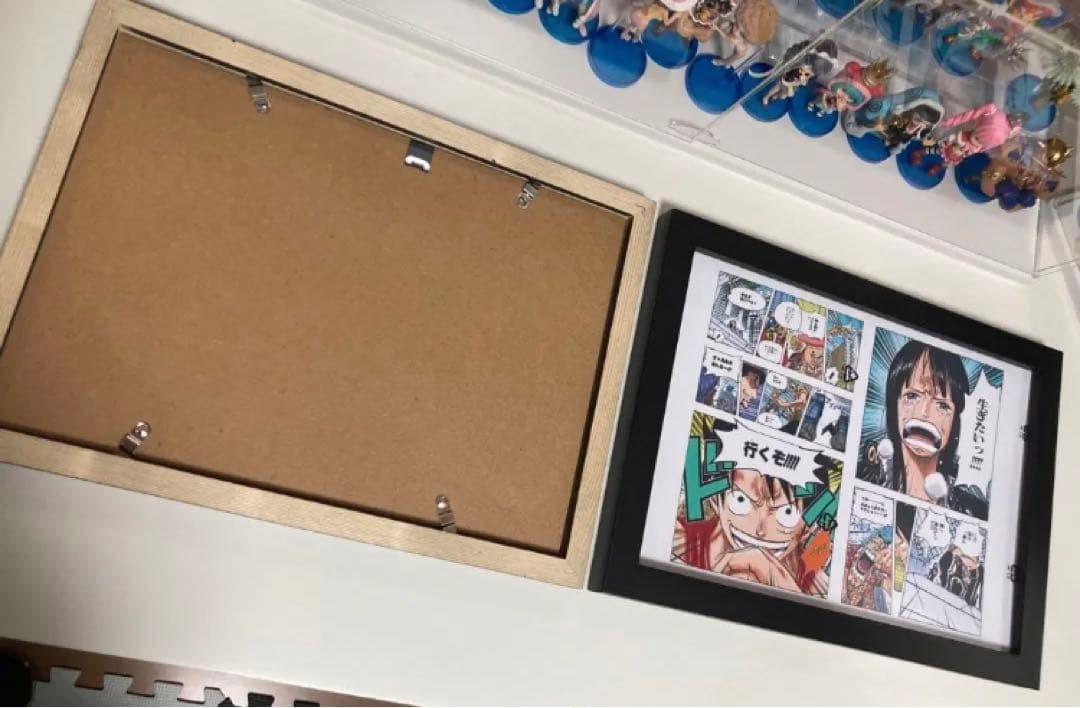 ⭐️ワンピース　名場面　レア 額縁ポスター絵 8個枚セット