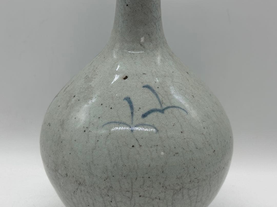 古伊万里 染付 鶴首瓶 染付草花紋 送料込み260202 - メルカリ