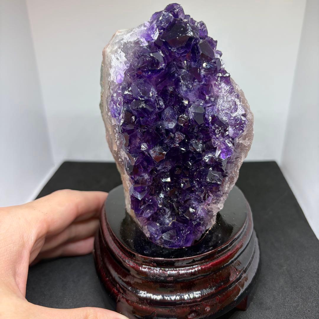205天然石アメジストクラスター 【台座付き】 205天然石アメジストクラスター 【台座付き】 - メルカリ
