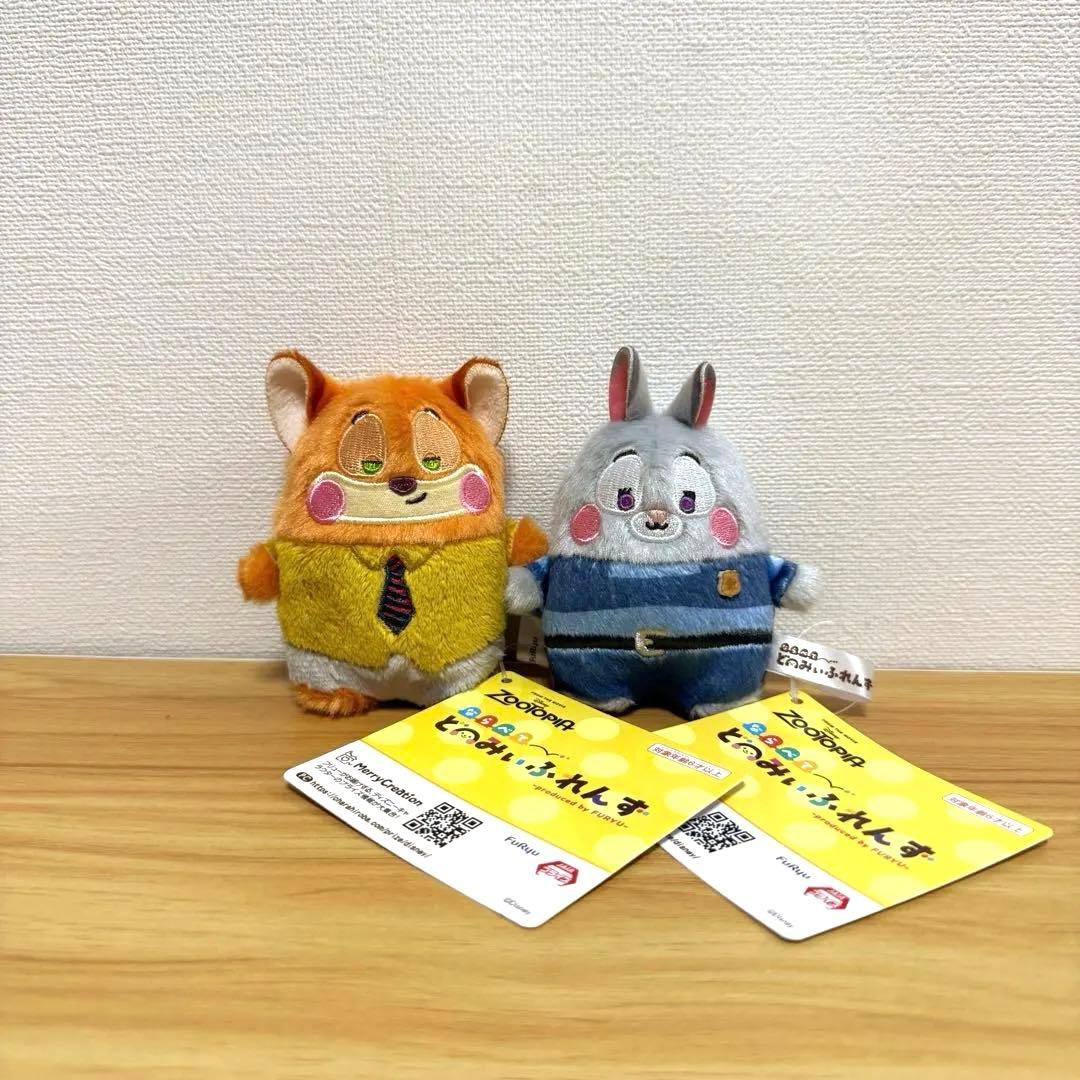ズートピア ならべてどーみぃふれんず マスコット！ ニック ジュディ 2