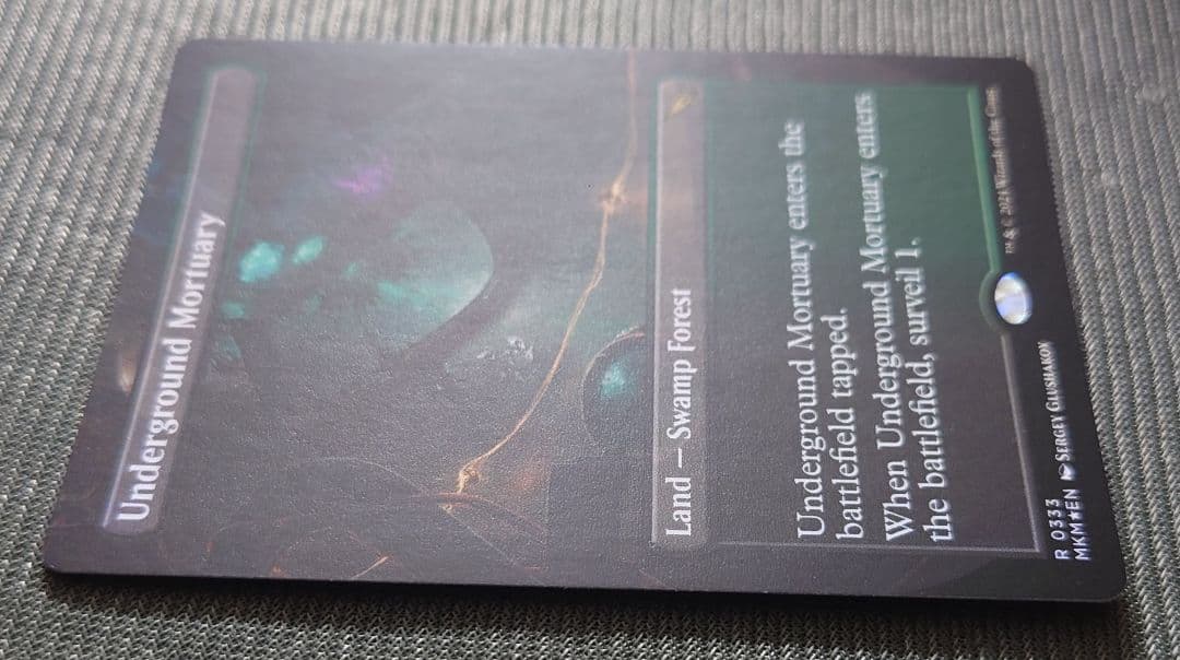 mtg 稀少個体 地底の遺体安置所 ボーダーレス FOIL 英語版 mk