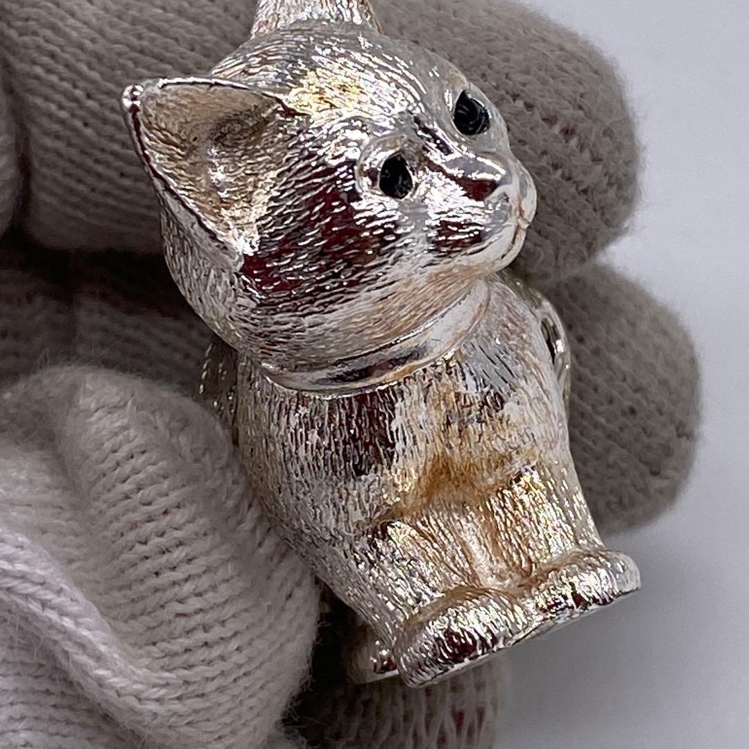 クリストフル 置物 猫 ネコ シルバー リュミエール コレクション no.96