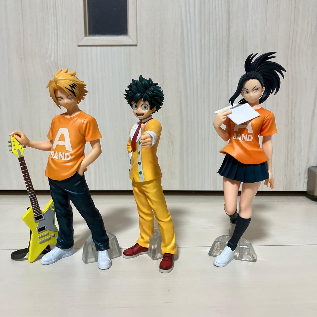 ヒロアカ　文化祭　フィギュア　上鳴電気　八百万百　緑谷出久　デク 楽天市場】一番くじ 僕のヒーローアカデミア 垂れ流せ！文化祭！ C賞