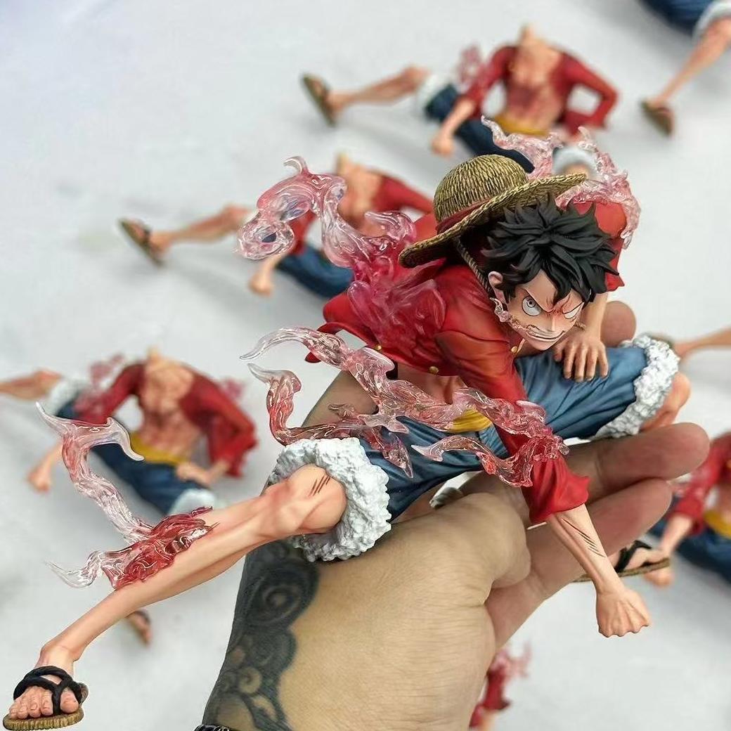 ワンピース ギア2 ルフィ 流桜 ガレージキット フィギュア 塗装済み