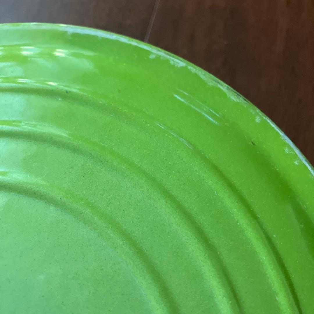 LE CREUSET ミルクパン・ホーロー鍋 グリーン 24cm 中古 保管品 ミルク