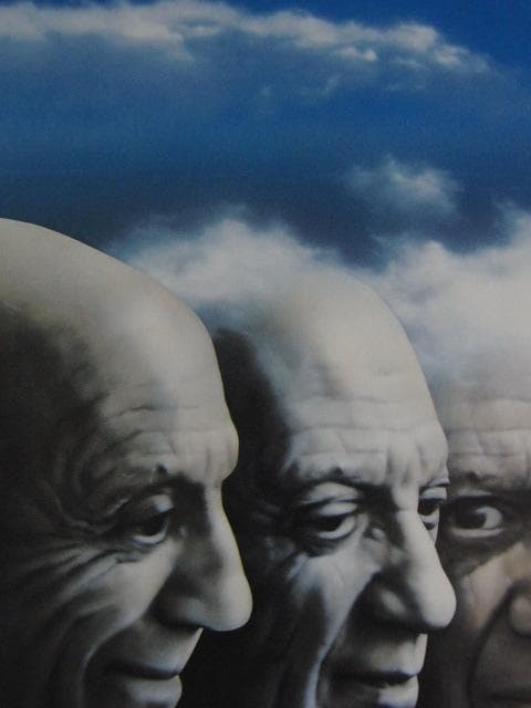 森秀雄、【偽りの青空-GREATMOUNTAIN】、希少な大判額装用画集より