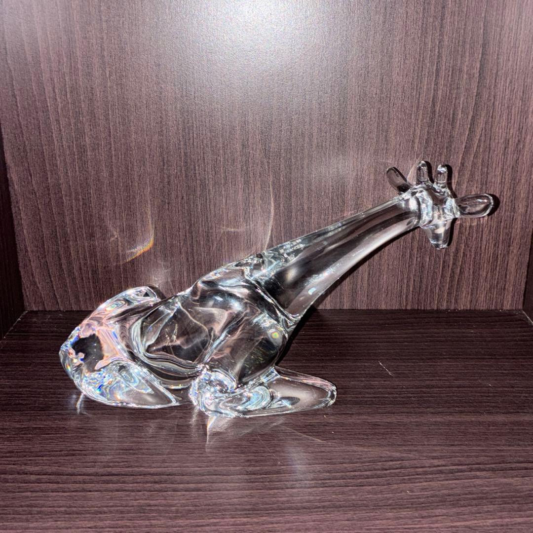 バカラ タンガニーカ　キリン　オブジェ　フィギュア　フィギュリン