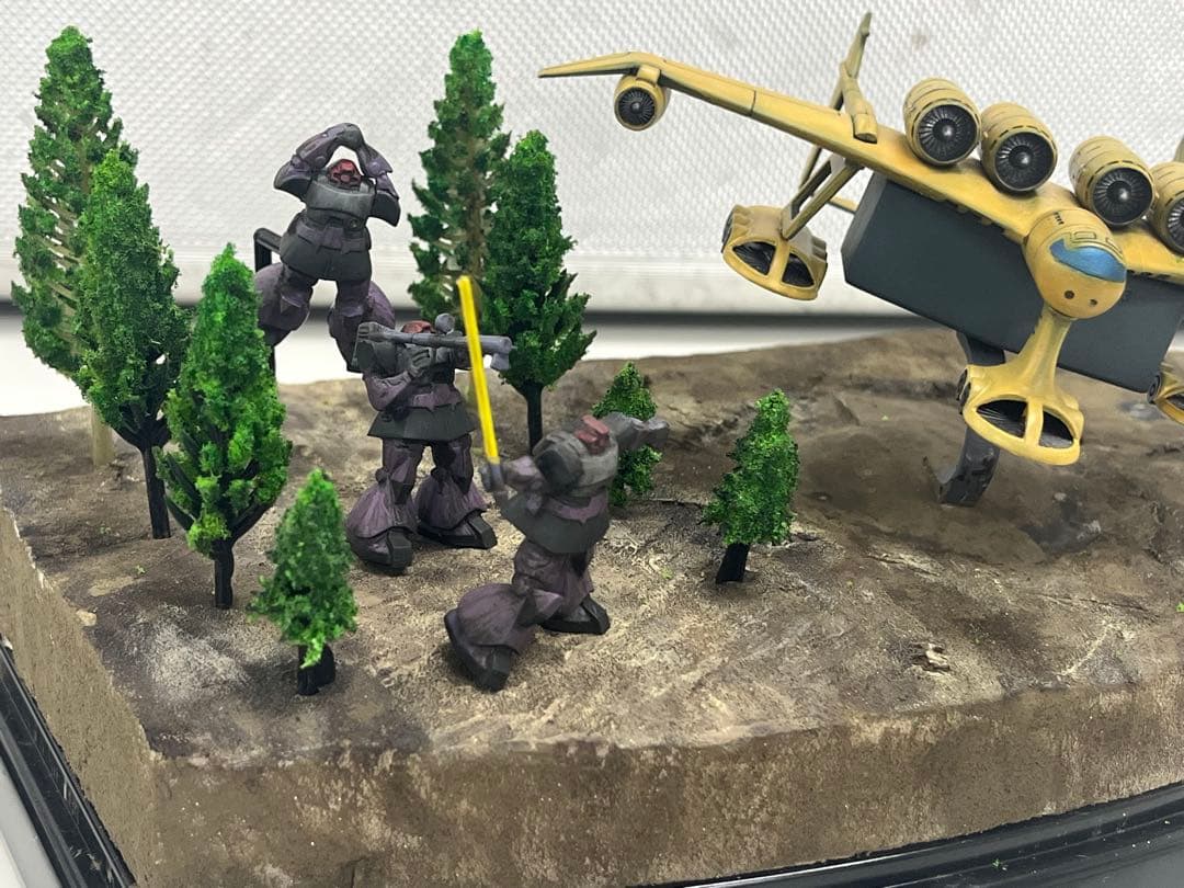 完成品 旧キット1/550 ミデア ドム（ジェットストリームアタック付き