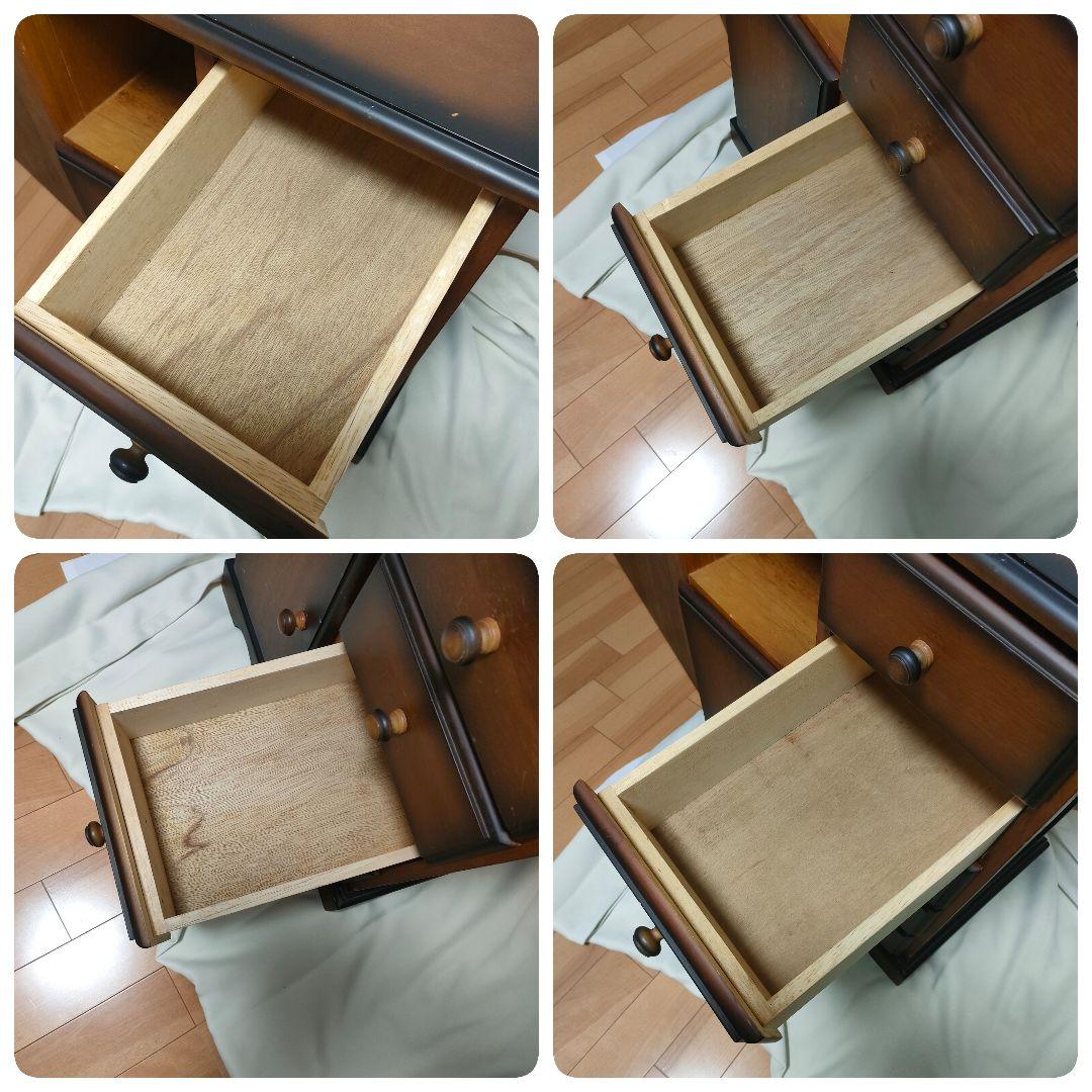 レトロヴィンテージ】木製チェスト キャビネット 電話台 収納棚