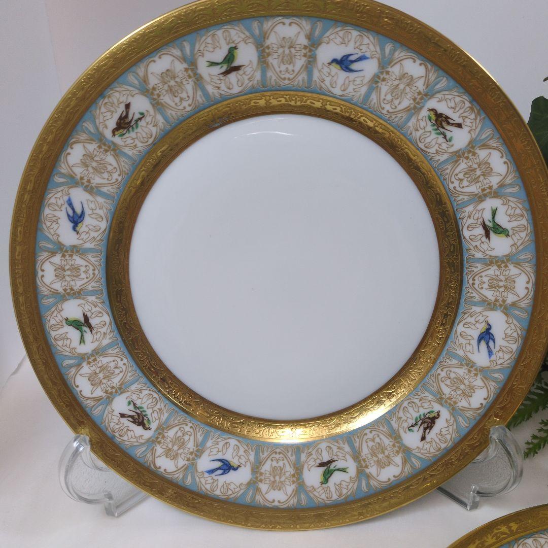 CH FIELD リモージュ アビランド ヴィクトリアンスワロー 中皿2枚