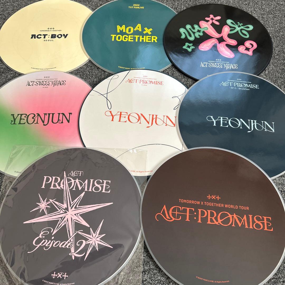 txt ヨンジュン うちわ セット まとめ売り 8点 txt 8点 まとめ売り