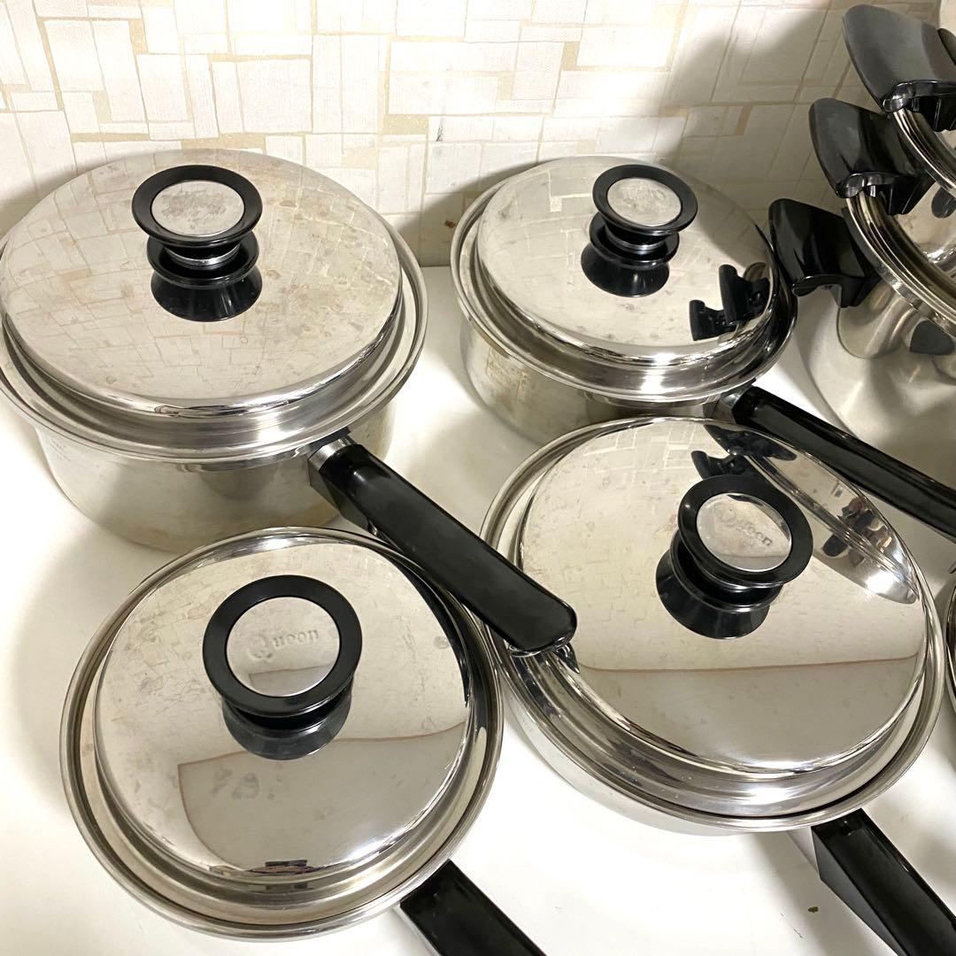 Amway アムウェイクイーン 片手鍋 蒸し器 スチーマー セット - メルカリ