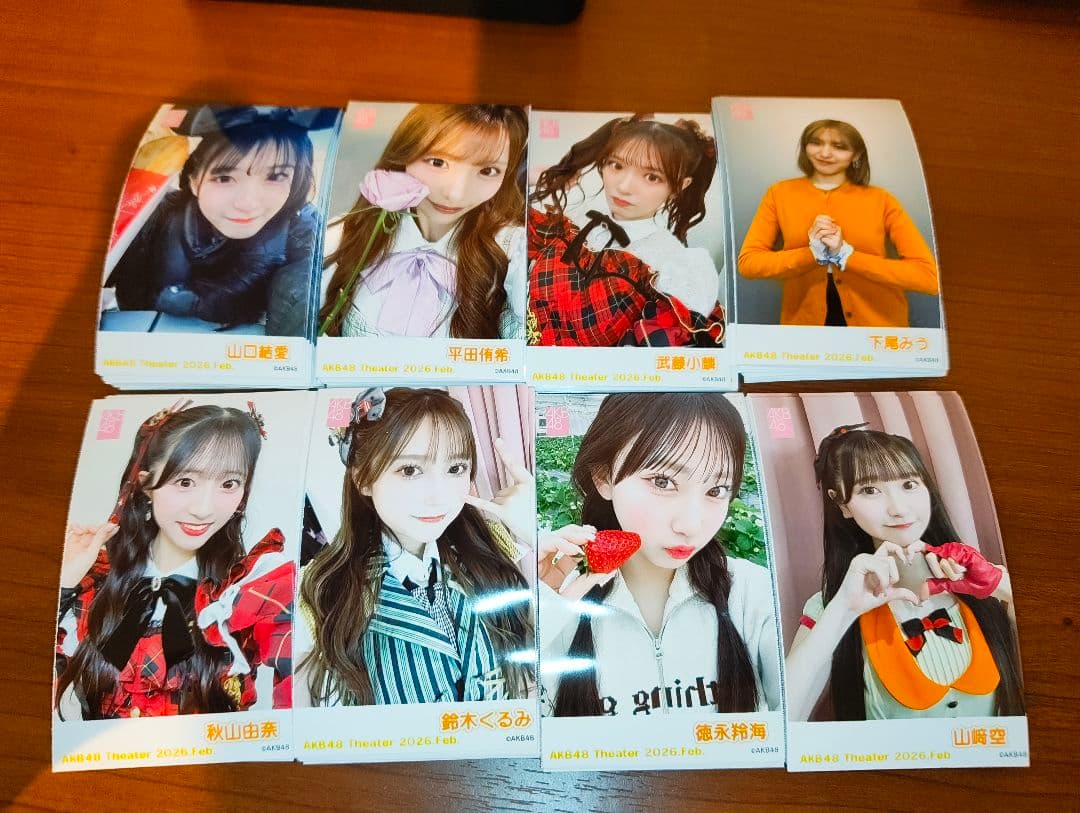 AKB48 ガラポンチャレンジ チェキ風ブロマイド AKB48劇場 ガラポン チェキ風生写真 田中沙友利 - メルカリ