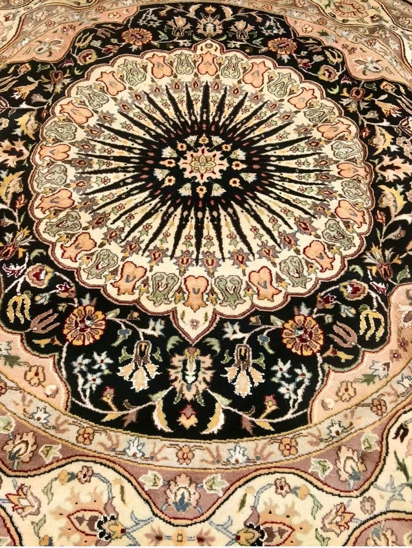 ペルシャウールラウンドラグ/サイズ:260cm…..123pd. 楽天市場】ラグ カーペット ペルシャ柄 円形 ラウンド 径100cm 絨毯