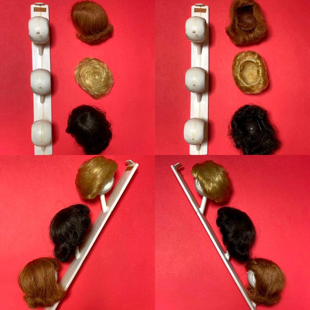 バービー ヴィンテージ ファッションクイーン 1963 ウィッグ3個付き