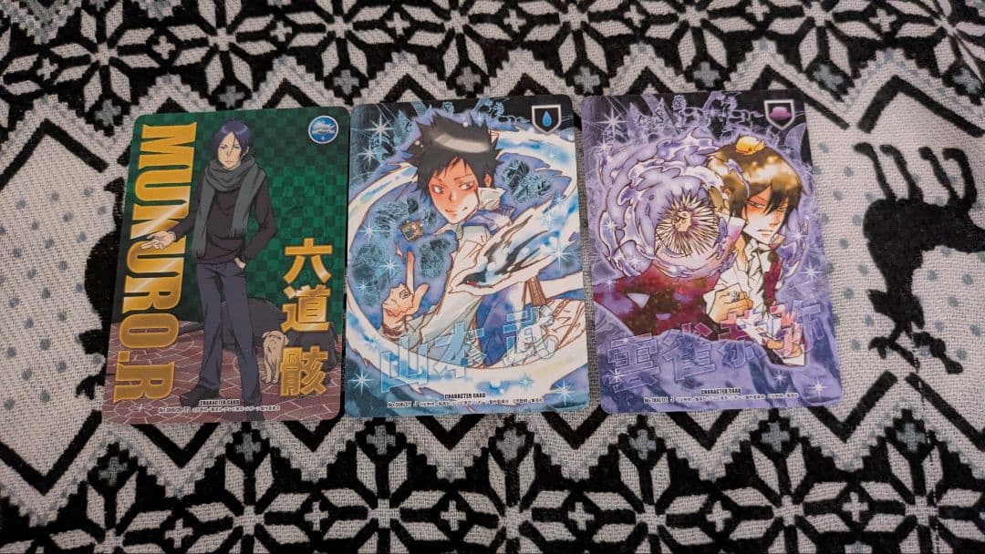 REBORN CCGプロモカード3枚 六道骸　山本武　雲雀恭弥 ジャンプフェスタ 家庭教師ヒットマンREBORN! クリアファイル3枚セット 雲雀恭弥・六道骸