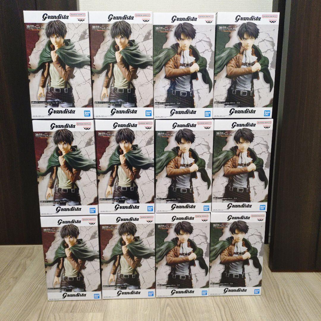 進撃の巨人Grandistaリヴァイ エレン・イェーガー　フィギュア 進撃の巨人 Grandista-リヴァイ-｜商品情報｜バンプレストナビサイト