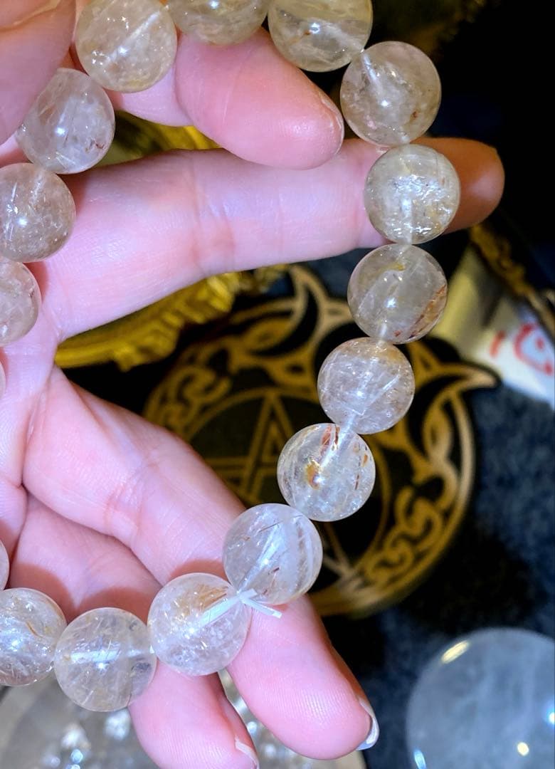 神力実感！最強神道強化術式かけ！奇跡発動良縁成就 【超レア高品質希少雪霜ルチル】