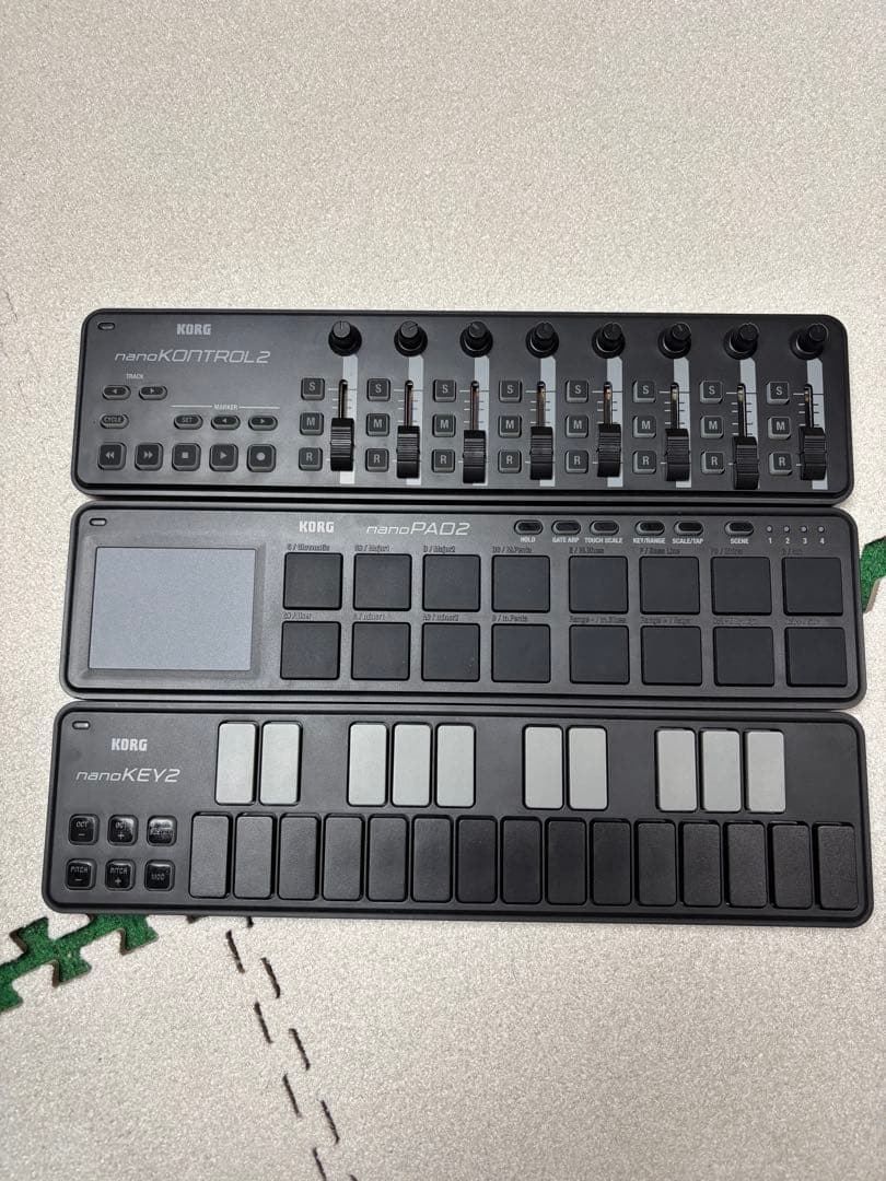 KORG nano シリーズ KEY2 PAD2 KONTROL2 ケース付 Amazon.co.jp: KORG 定番 USB MIDIコントローラー nanoPAD2 BK