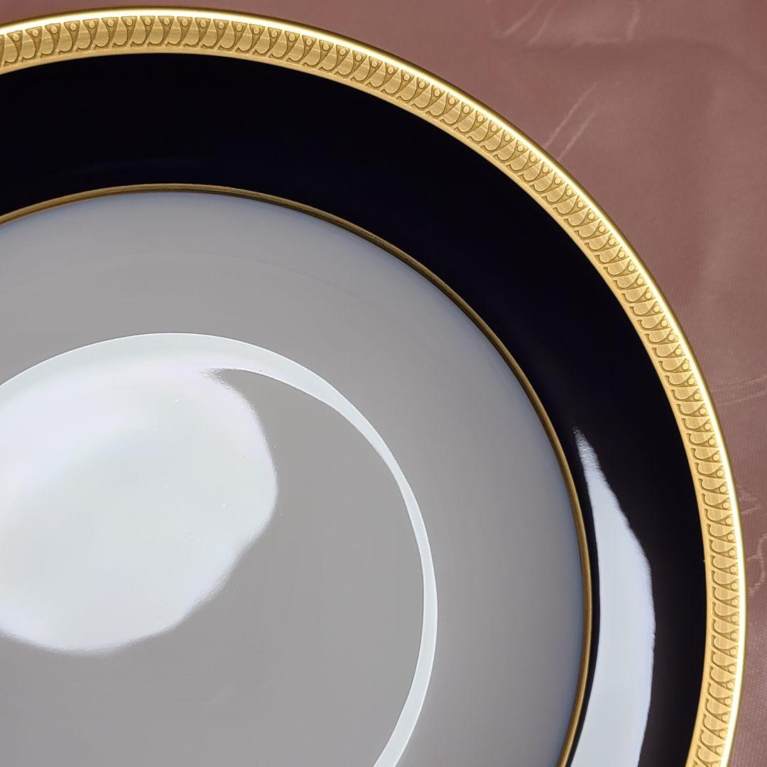 大倉陶園 瑠璃片葉金蝕 プレート 深皿 スープ皿 う73 - メルカリ