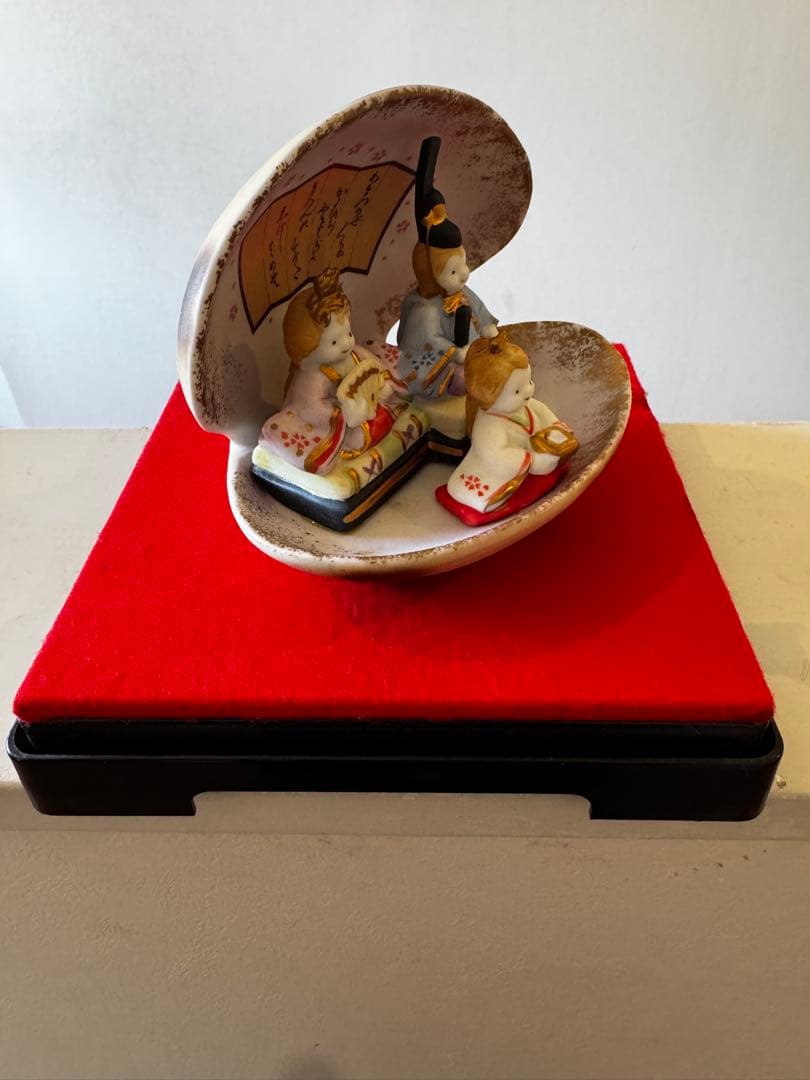 雛飾り 陶器 貝がらびな5人セット 桃の節句 - メルカリ