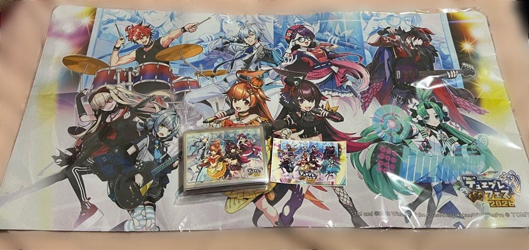 デュエプレフェス2026 参加賞 プレイマット スリーブ ステッカー