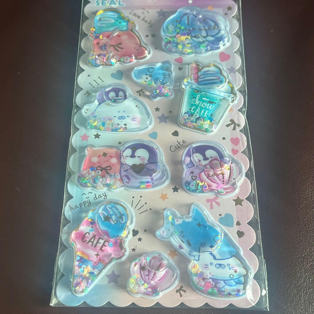 国内未発売・海外正規品】 ウォーターシール ペンギン アザラシ めん