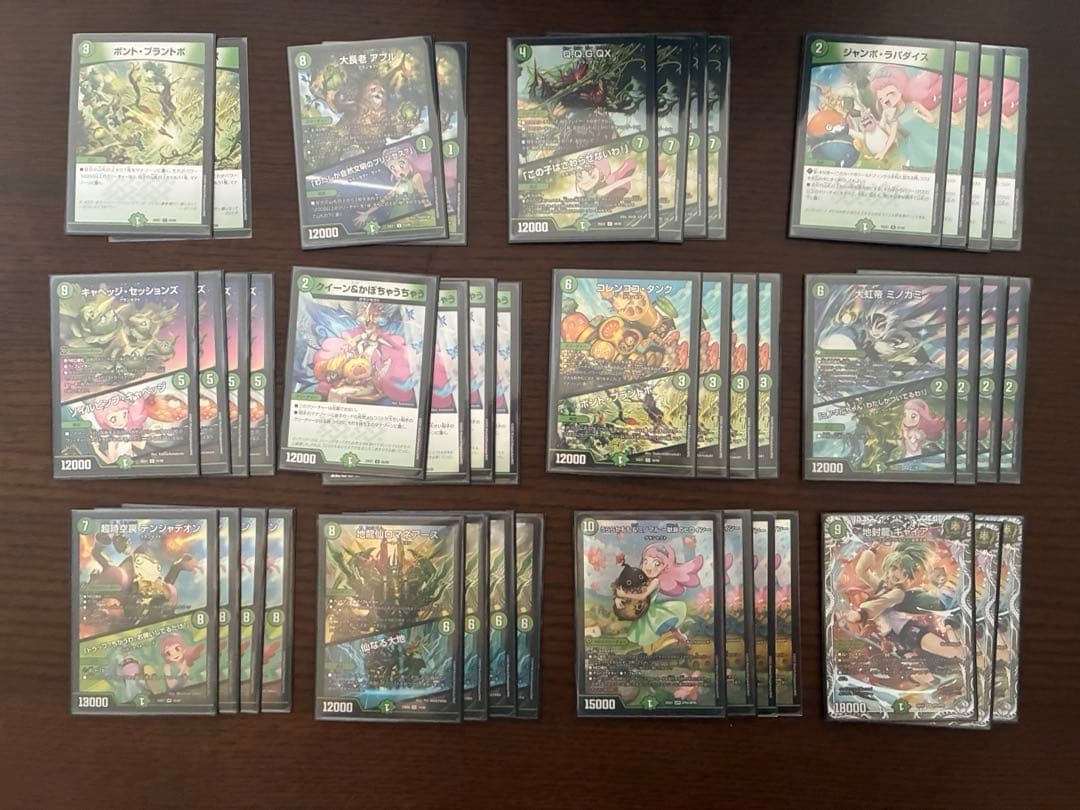 【優勝構築】緑単キャベッジ グランセクト デッキ パーツ デュエマ 追跡付き】CS優勝構築 グランセクト 緑単グランセクト デッキ 40枚