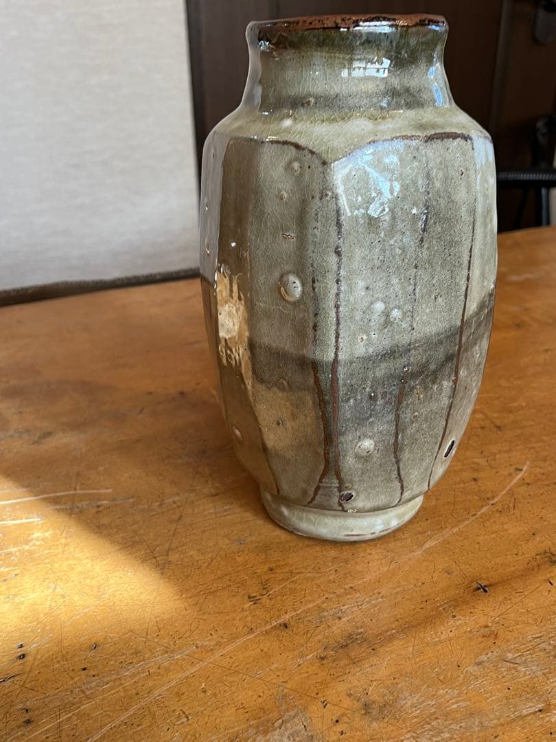 濱田庄司花入 濱田庄司 鉄絵刷毛目筒花入 | 恵埜画廊STORE